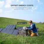 OUKITEL (2025 New) Portable Power Station P5000 Pro With 500W Solar Panel, 5x3600W AC Output (6000W Surge),5120Wh Large Capacity Solar Generator,1000W MPPT Solar for Emergency, Home Backup, Camping