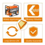 Arpisziv Air Filter 0J8478S Replacement Fit Ge-nerac Generator 14-20 Kw Home Standby Air-Cooled 2013 Evolution Series Engine