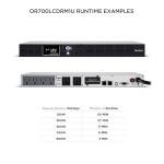 CyberPower OR700LCDRM1U Smart App LCD UPS Battery Backup and Surge Protector, 700VA/400W, 6 Outlets, AVR, 1U Rackmount, UL Certified