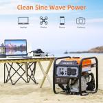 Oxseryn Power Equipment 4400 Watts Inverter Generator Gas Powered, Portable Open Frame Generator, Low Noise with ECO Mode, RV Ready, Emergency Home Backup