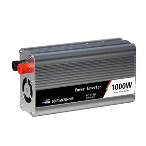 Power Inverter 300W/500W/600W/800W/1000W/1200W/1500W/2000W Modified Sine Wave Inverter DC 12V to 110V/220V AC Car Inverter,1000w,12V to 110V