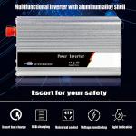 Power Inverter 300W/500W/600W/800W/1000W/1200W/1500W/2000W Modified Sine Wave Inverter DC 12V to 110V/220V AC Car Inverter,1000w,12V to 110V