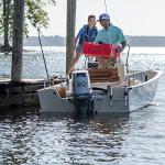 Scepter 08669 Rectangular 12 Gallon Low Profile Marine Fuel Tank For Outboard Engine Boats, 24.5" x 18" x 11.5", Red