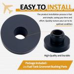 124253 Fuel Tank Bushing for Miller Bobcat 225 & 250 Diesel Engine Driven Welder/Generator, Welding Fuel Bushing 2PCS