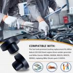 124253 Fuel Tank Bushing for Miller Bobcat 225 & 250 Diesel Engine Driven Welder/Generator, Welding Fuel Bushing 2PCS