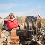 Scepter SmartControl 5 Gallon 18.9 Liter Plastic Dual Handle Diesel Gas Container Jug with Controllable Flow Nozzle Spout, 4 Pack, Red