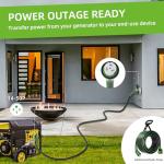 ISLEWIRE 50 Amp 15 Ft Heavy Duty RV Power Cord