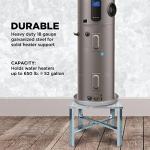 Galvanized Steel Water Heater Stand, 24" x 24" x 18