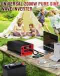 2000W Pure Sine Wave Inverter with Remote Control