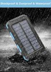 36800mAh Solar Power Bank with Fast Charging