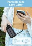 36800mAh Solar Power Bank with Fast Charging