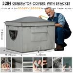 Waterproof Heavy Duty Generator Cover Tent 32"x24"x24