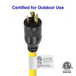 Heavy Duty Generator Extension Cord with Splitter