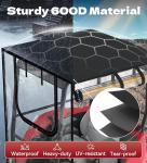 JDMON Waterproof Mini Excavator Cover with Roof Straps