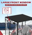 JDMON Waterproof Mini Excavator Cover with Roof Straps