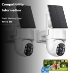 Gianteye Solar Wireless Security Cameras - 2 Pack