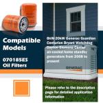 Oil Filters for Generac Guardian Generators (2 pcs)
