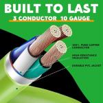 Kanayu 20 ft Welder Extension Cord 30 Amp