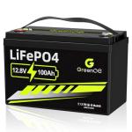 GREENOE 12V 100Ah LiFePO4 Rechargeable Battery