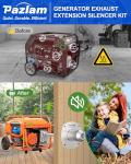 Universal Generator Exhaust Extension Silencer Kit