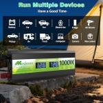 1000W Power Inverter 12V DC to AC