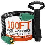 30 Amp 100ft Heavy Duty Generator Cord 10 Gauge