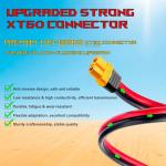 iHaospace XT60 Solar Connector Cable 25FT