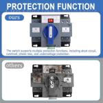 63A Dual Power Generator Transfer Switch 110V