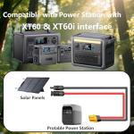 iHaospace XT60 Solar Connector Cable 25FT