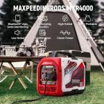 maXpeedingrods 4000W Portable Inverter Generator with Bluetooth