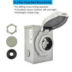 Veepeak 50 Amp Weatherproof Generator Inlet Box