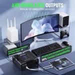 600VA Battery Backup with Surge Protection and LCD