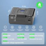 600VA Battery Backup with Surge Protection and LCD