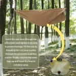 Tredre Rainwater Collection Kit with Waterproof Tarp
