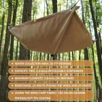 Tredre Rainwater Collection Kit with Waterproof Tarp