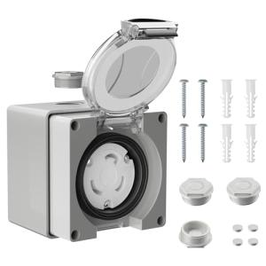 30 Amp NEMA L5-30C Power Inlet Box