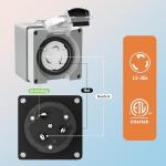 30 Amp NEMA L5-30C Power Inlet Box