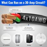 Seeutek 30 Amp 50 FT Generator Extension Cord