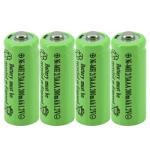 Yibatopow 4 Pack Rechargeable 2/3 AAA Batteries