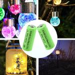 Yibatopow 4 Pack Rechargeable 2/3 AAA Batteries