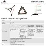 CAMPINGMOON Portable Gas Canister Holder Z41