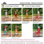 CAMPINGMOON Portable Gas Canister Holder Z41