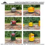 CAMPINGMOON Portable Gas Canister Holder Z41