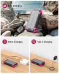 Sudrov 42800mAh Solar Power Bank with Fast Charging