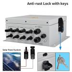 PowGrow 4 String Metal Solar Combiner Box