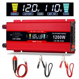 1200W Car Power Inverter - 12V to 110V AC