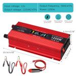 1200W Car Power Inverter - 12V to 110V AC