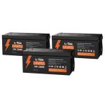Litime 24V 230Ah LiFePO4 Battery 3-Pack