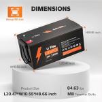 Litime 24V 230Ah LiFePO4 Battery 3-Pack