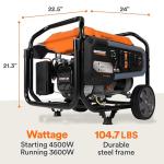 Generac 7678 GP3600 Portable Generator - 3,600 Watts